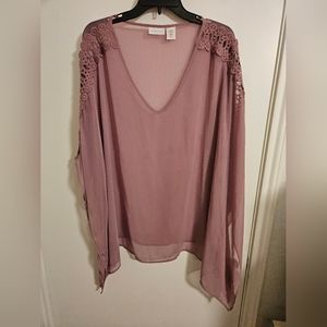 NY&CO Sheer Tunic & Cami L/XL